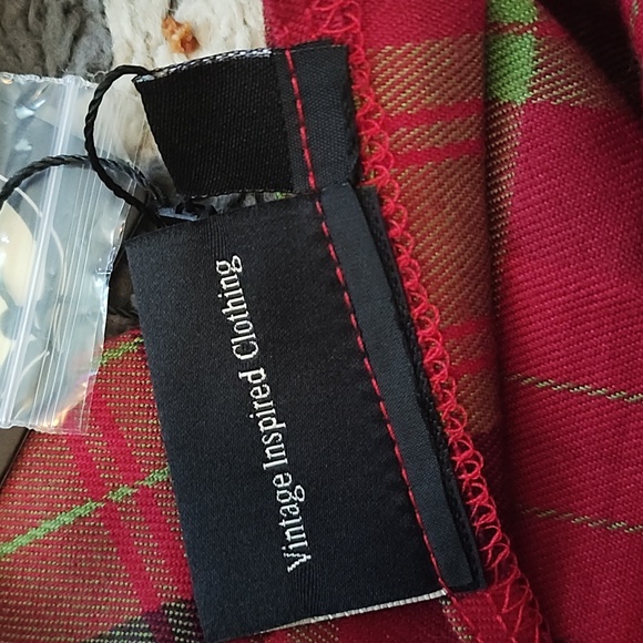 Voodoo Vixen Overall TartanDress Size Small - Picture 11 of 12